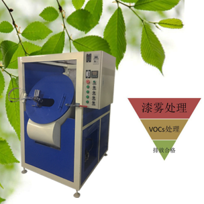 Rolling spraying machine to reduce VOC emissions